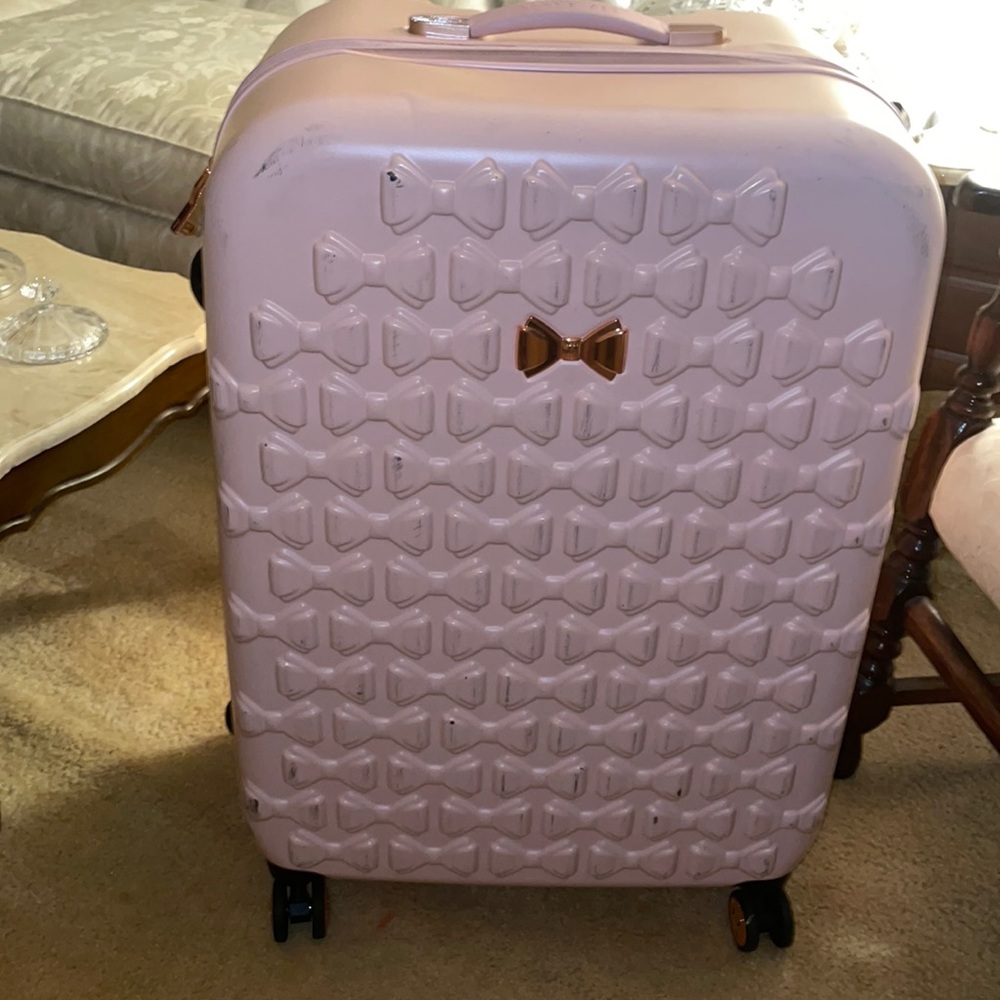 Ted Baker Large (Beau) Ellete Checked Luggage
